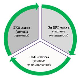 Сурет 2. Энерго-экологиялық-экономикалық даму тұжырымдамасының күрделі әлеуметтік табиғи жүйелері