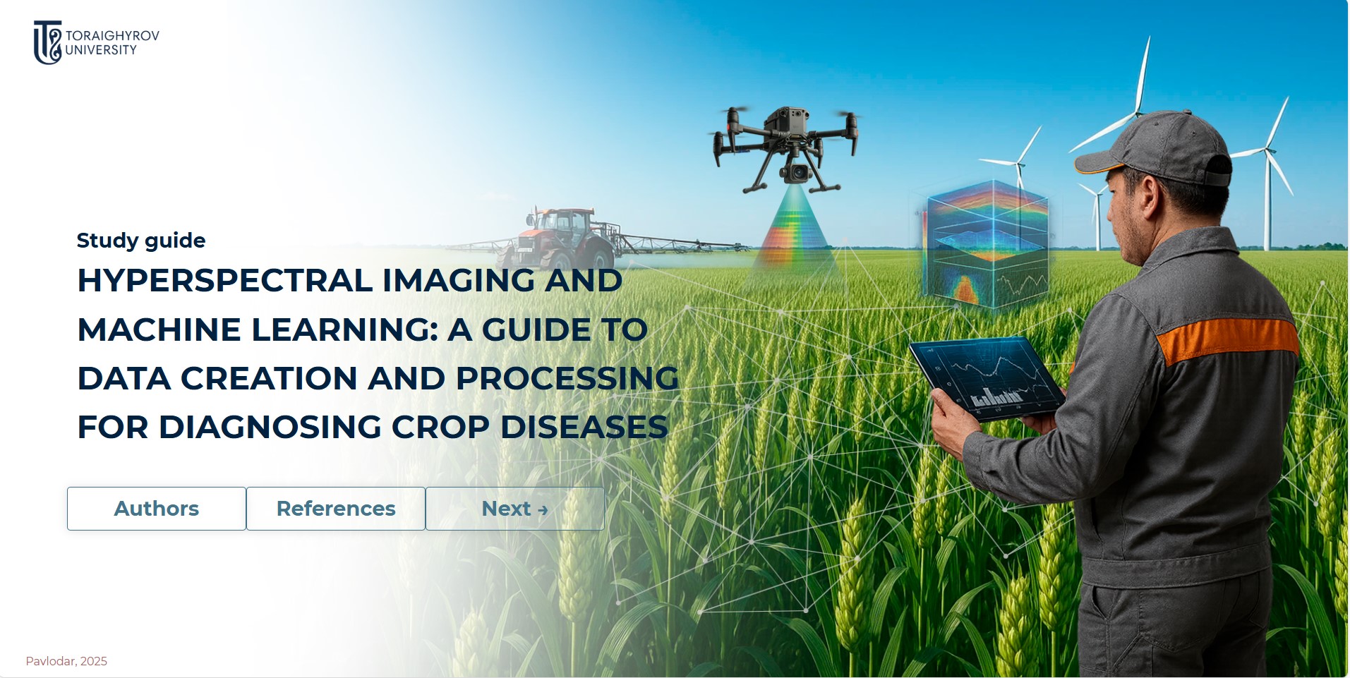 Hyperspectral Imaging and Machine Learning: a Guide to Data Creation and Processing for Diagnosing Crop Diseases
